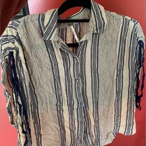 Free People Button-Up Top